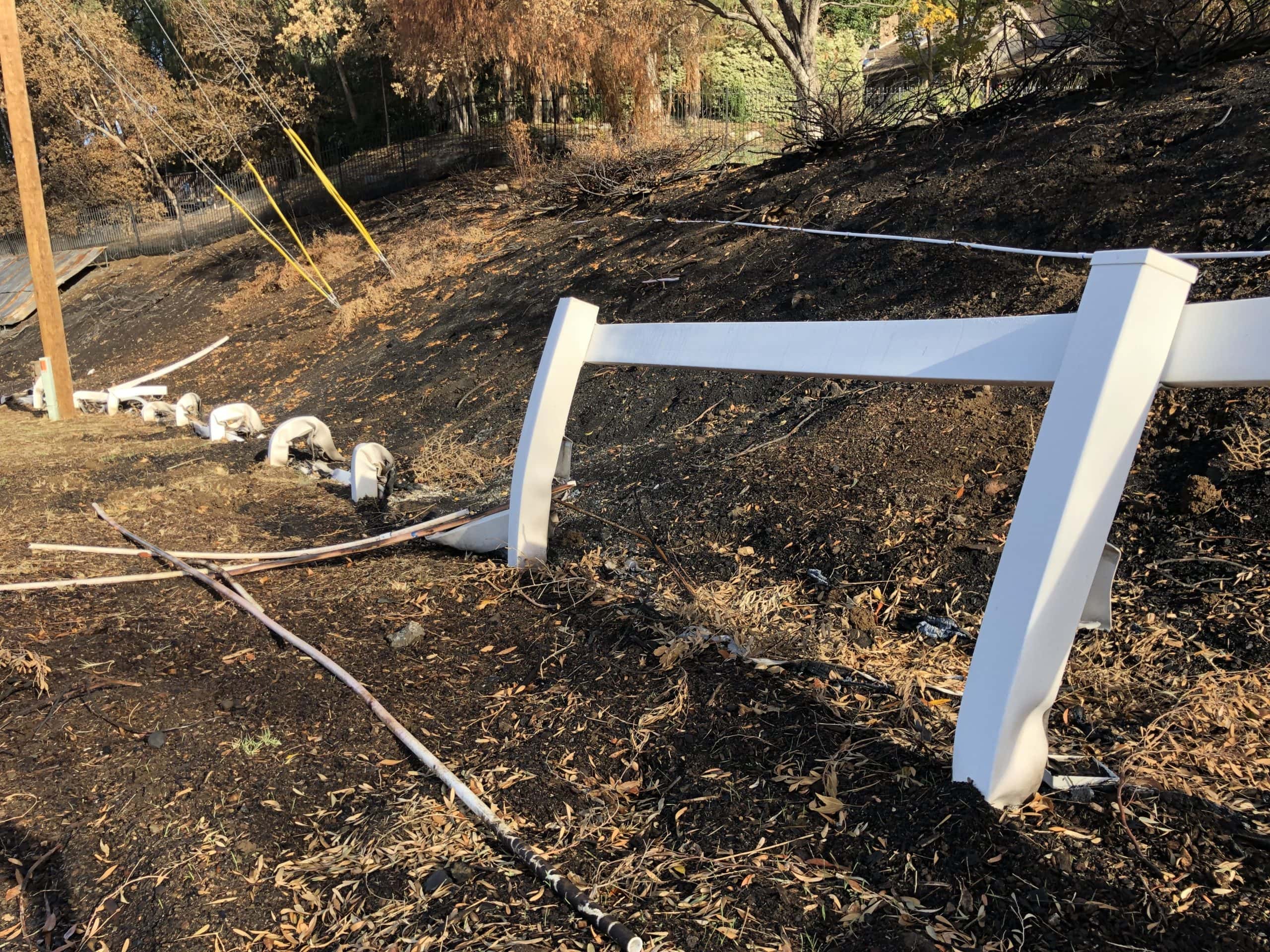 Fireproof fencing 2